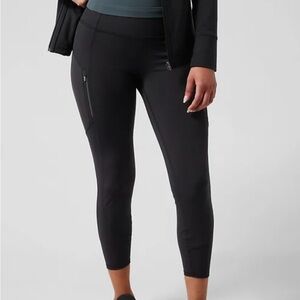 BNWT Athleta Ranier 7/8 unbrushed legging
